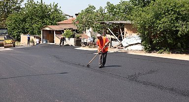 Osmangazi Belediyesi 900 ton asfalt döktü