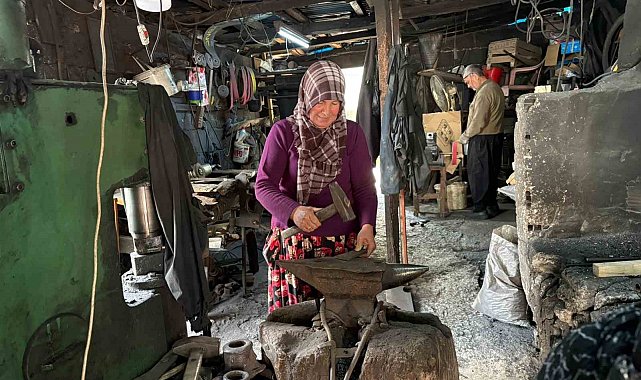 Osmaniye'de 42 yıllık evlilik, örs başında ortak mesaiye dönüştü