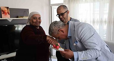 Otizmli ve engelli bireylerin annelerine Anneler Günü ziyareti