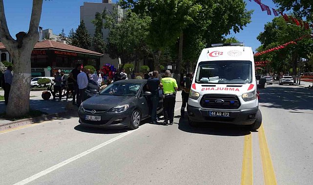 Otomobilin çarptığı yaya ağır yaralandı