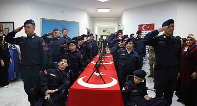 Özel ihtiyaç gençler için temsili askerlik heyecanı