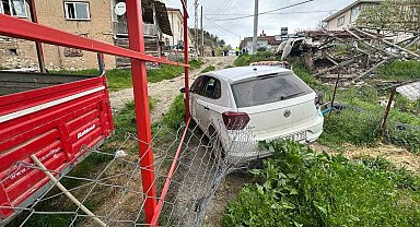 Park halindeki aracın bir anda hareket etti