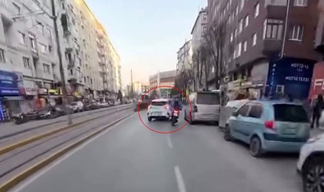 "Kamera çekiyor mu" dedikten saniyeler sonra kaza yaptı