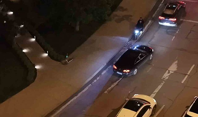 "Panik atağım var" diyerek polis uygulamasından kaçtı, dron kameralarına yakalandı