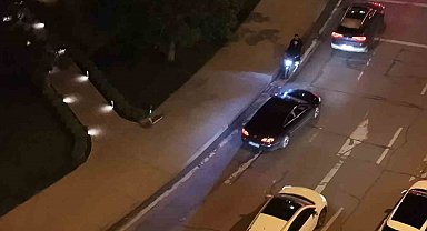 "Panik atağım var" diyerek polis uygulamasından kaçtı, dron kameralarına yakalandı