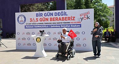 Şahinbey Belediyesi 5 bin engellinin 'eli ayağı' oldu