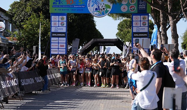 Salomon Çeşme Yarı Maratonu'nda ödüller sahiplerini buldu