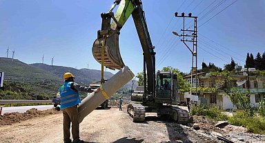 Samandağ'da 23 milyon euro'luk dev altyapı yatırımında yüzde 40 seviyesine ulaşıldı