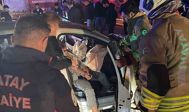 Samandağ'da trafik kazası : 6 yaralı