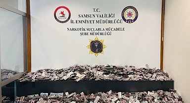 Samsun'da 33 bin uyuşturucu hap ele geçirildi: 2 kişi tutuklandı