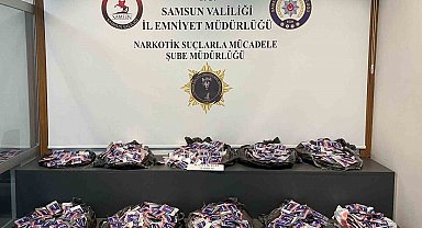 Samsun'da 44 bin adet uyuşturucu hap ele geçirildi