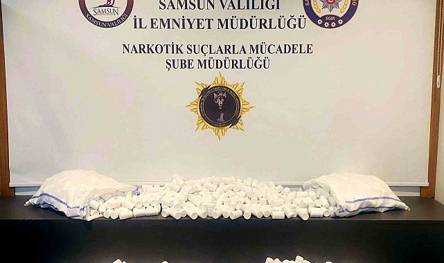 Samsun'da 51 bin 800 uyuşturucu hap ele geçirildi