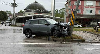 Samsun'da düğün yolunda trafik kazası