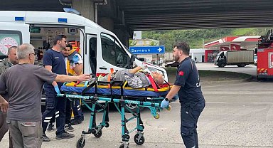 Samsun'da iki otomobil çarpıştı: 2 yaralı