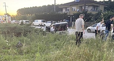 Samsun'da otomobil takla attı: 6 yaralı