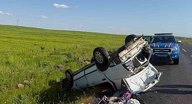 Şanlıurfa'da otomobil takla attı: 5 yaralı