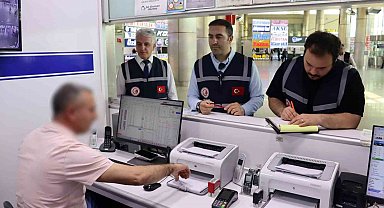 Şehirlerarası otobüs terminalinde 'fiyat' denetimi