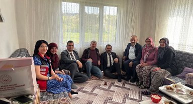 Şehit ailesine anlamlı ziyaret