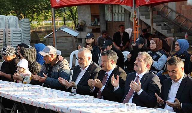 Şehit polis için Bafra'da mevlit okutuldu