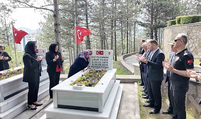 Şehit Polis Memuru Uğur Yıldız dualarla anıldı