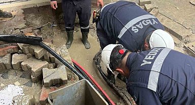 Selin vurduğu Havza'da elektrik dağıtım şirketinin çalışmaları kesintisiz devam ediyor