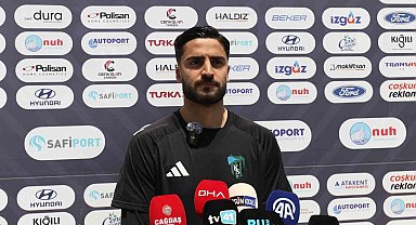 Serhat Öztaşdelen: "Umarım uzun yıllar Kocaelispor kalesini korurum"