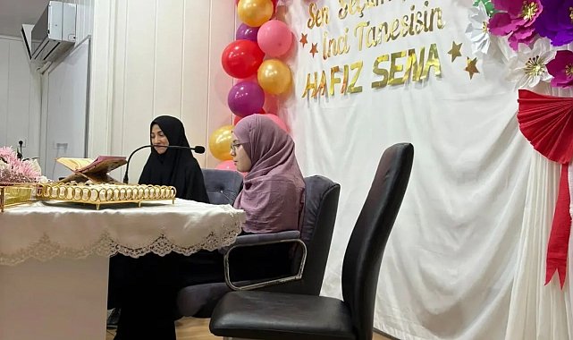 Sinop'ta genç hafızdan bir günde hatim başarısı