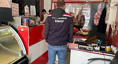 Sinop'ta gıda güvenliği için ekipler sahada