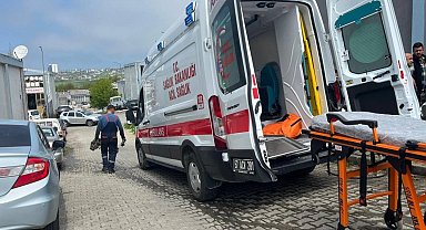 Sinop'ta yük asansörünün halatı koptu: 2 yaralı