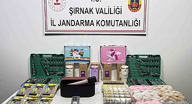 Şırnak'ta jandarmadan asayiş, kaçakçılık ve narkotik operasyonu