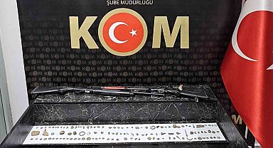 Şırnak'ta tarihi eser operasyonunda 180 obje ele geçirildi