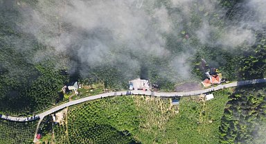 Sisle beraber gelen doğa şöleni kendine hayran bıraktı