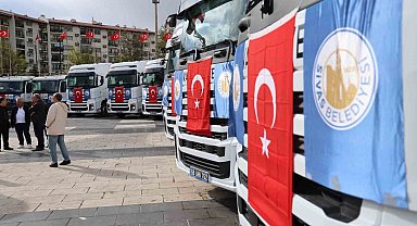 Sivas Belediyesi 509 milyon TL'lik 110 yeni aracı filosuna kattı