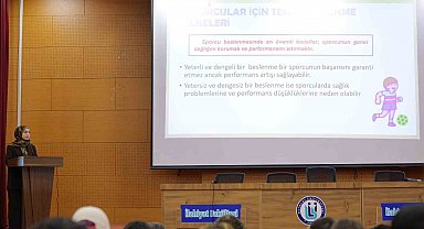Spor Bilimleri öğrencilerine sağlıklı yaşam eğitimi verildi