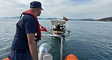 Sürüklenen teknedeki 3 kişi kurtarıldı