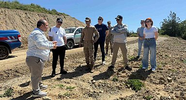 Tarihe tanıklık eden Mustafa Kemal Yürüyüş Yolunda incelemelerde bulunuldu