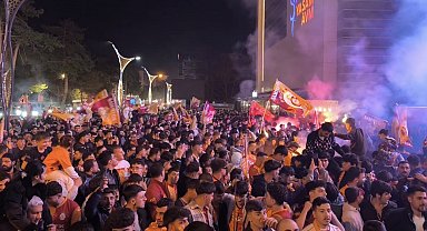 Tatvan'da Galatasaray'ın şampiyonluğu coşkuyla kutlandı
