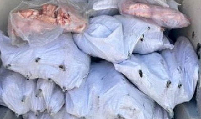 Tekirdağ'da 1,5 ton iç yağ ve 140 kokoreç imha edildi