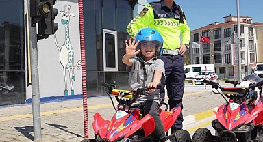 Tekirdağ'da 16 bin öğrenciye uygulamalı trafik eğitimi