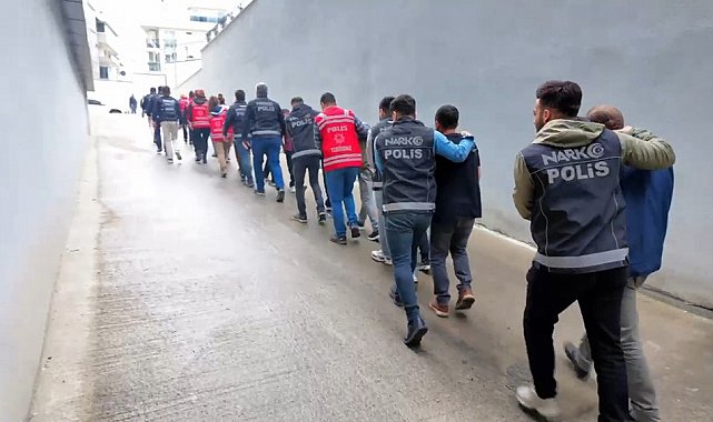 Tekirdağ'da helikopter destekli uyuşturucu operasyonu: 16 tutuklama