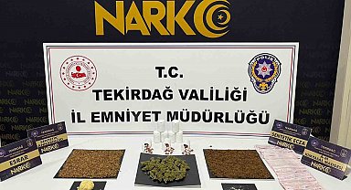 Tekirdağ'da uyuşturucuya geçit yok: 114 operasyonda 133 şüpheliye işlem