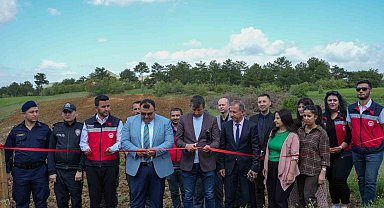 Tescilli Pazarlar Kirazı uygulama alanı hizmete açıldı