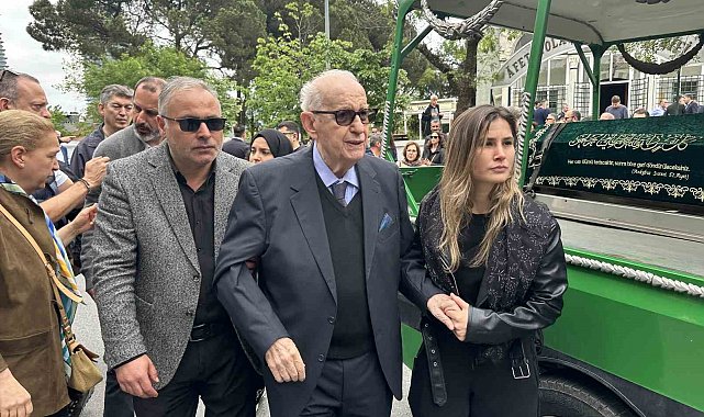 TFF Onursal Başkanı Şenes Erzik'in acı günü: Eşi Dilek Erzik son yolculuğuna uğurlandı