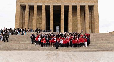 TMOK Başkanı Veli Ozan Çakır'dan, Anıtkabir ziyareti