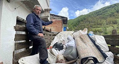 Tokat'ta heyelan riski altındaki köy boşaltılıyor