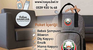 Tosya'da yeni doğan bebeklerin ailelerine destek