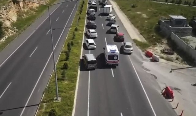 Trafikte fermuar sistemiyle ambulanslara hızlı geçiş hedefleniyor