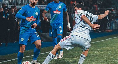 Tredyol Süper Lig: Çaykur Rizespor: 2 - Beşiktaş: 2
