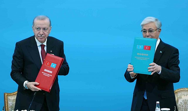 Türkiye ile Kazakistan arasında 13 anlaşma imzalandı