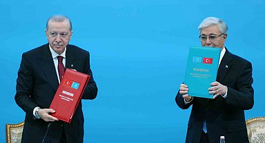 Türkiye ile Kazakistan arasında 13 anlaşma imzalandı